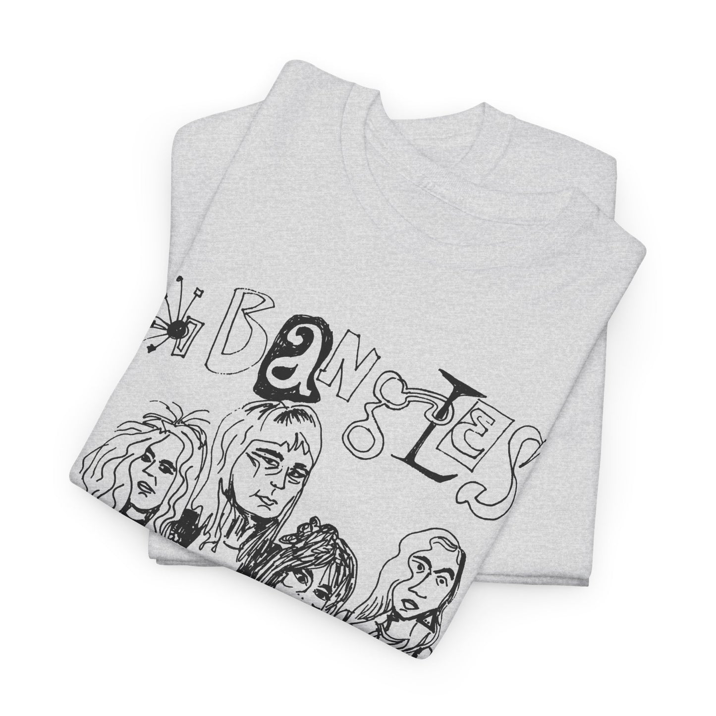 the bangles band original drawing tshirt