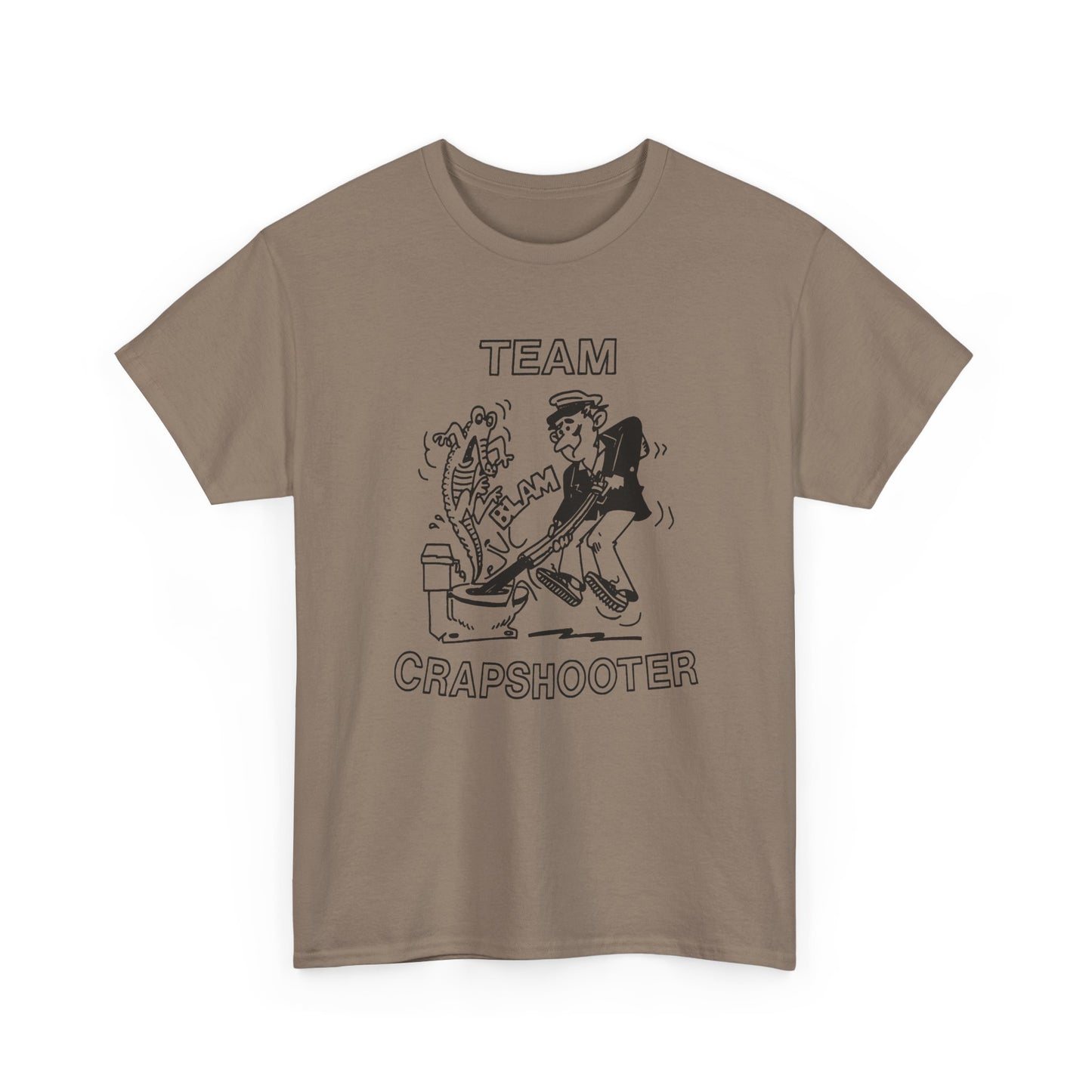 1980s team crapshooter reproduction tshirt