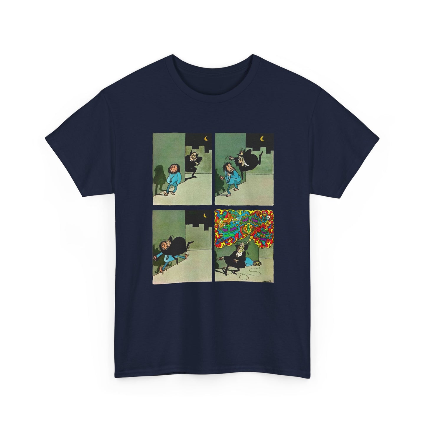 1970 comic the vampire by sergio aragones reproduction tshirt