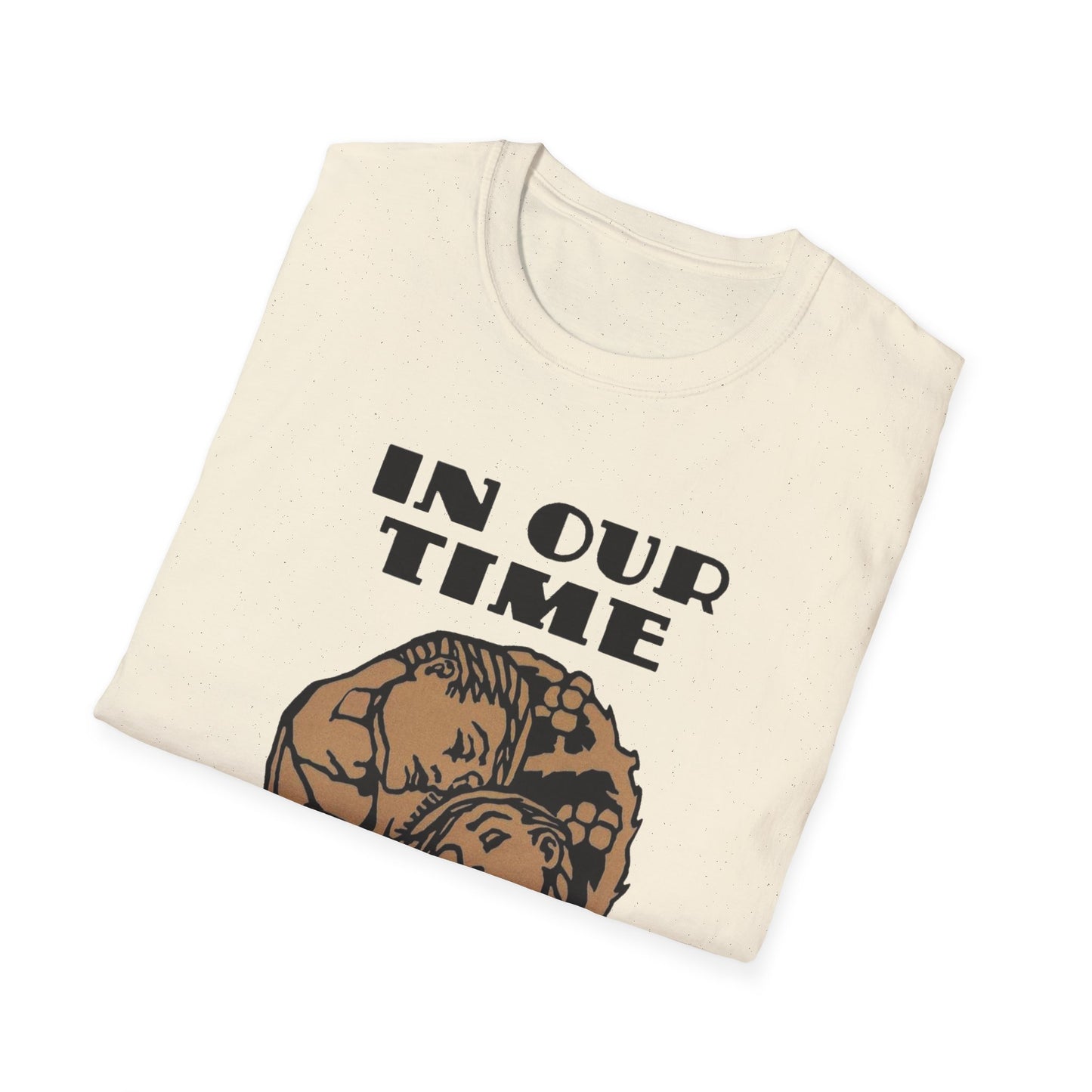 1925 ernest hemingway book cover by cleo damianakes for in our time the tshirt