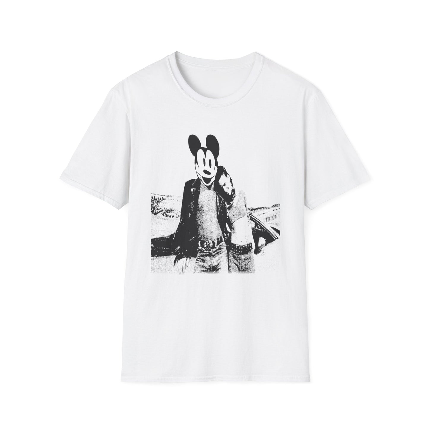 steamboat mickey and mallory knox natural born killers parody weird tshirt