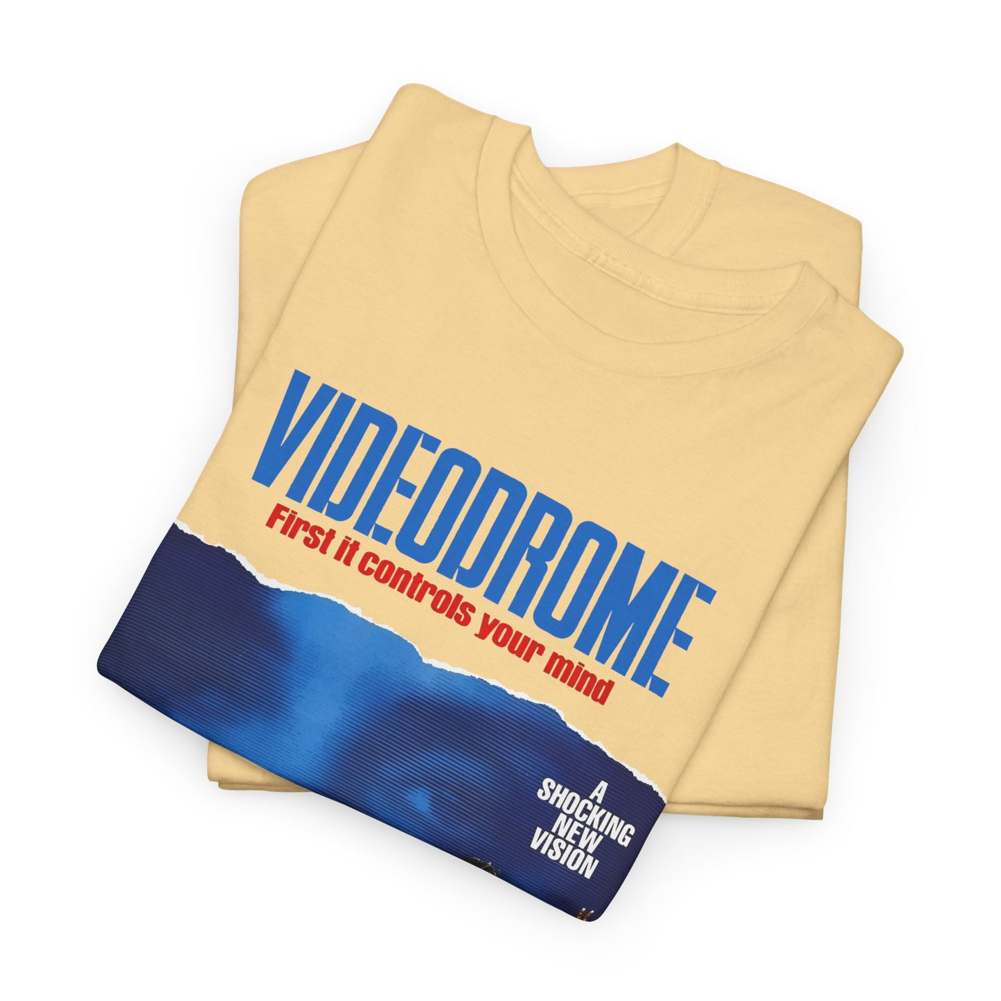 david cronenberg's videodrome 1983 alternate movie poster tshirt