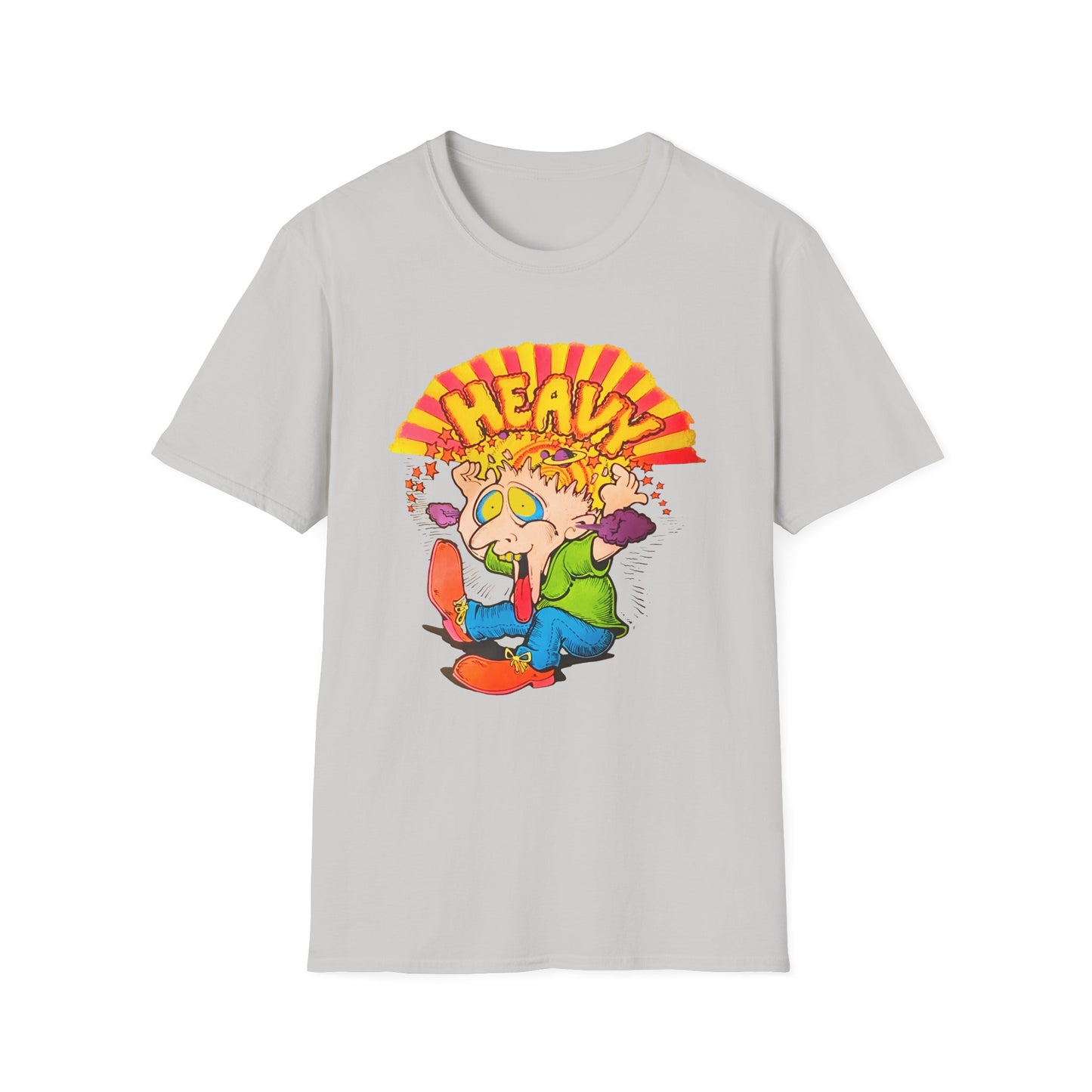 1970s heavy trip cartoon character reproduction tshirt