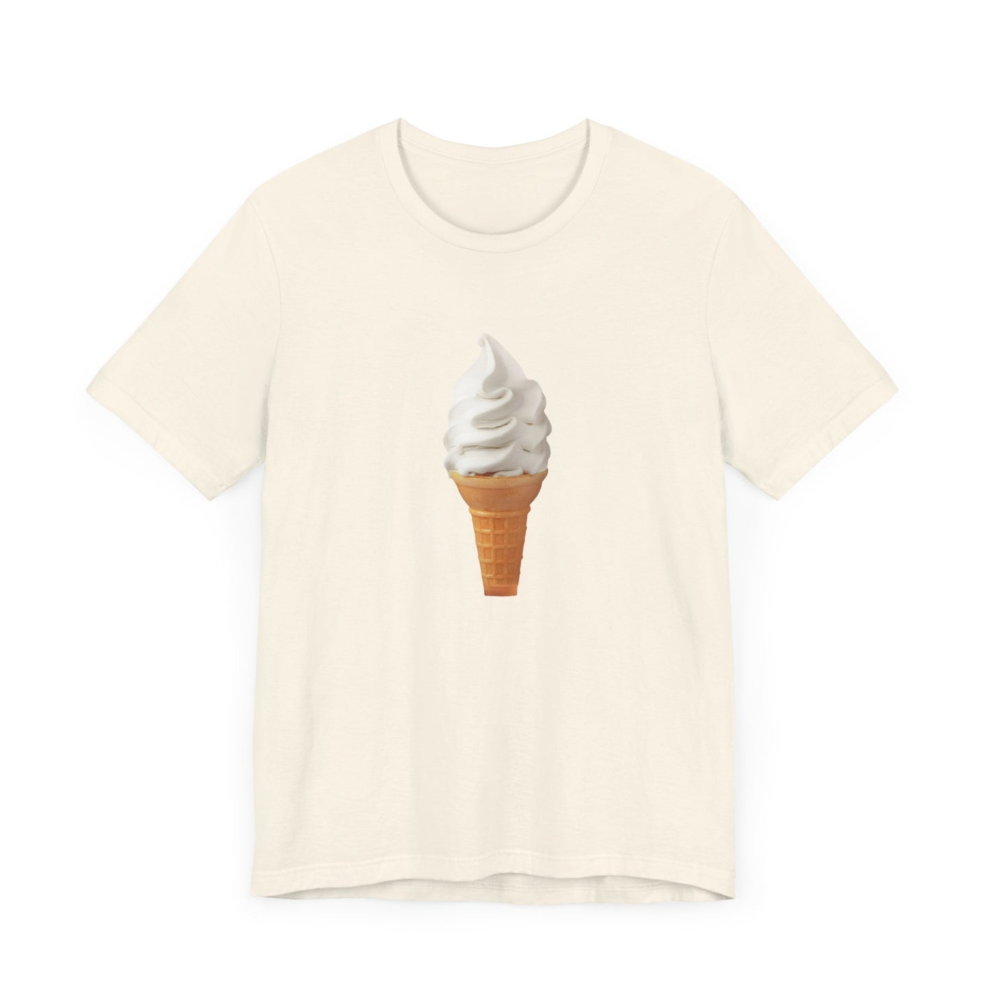 soft vanilla ice cream cone tshirt