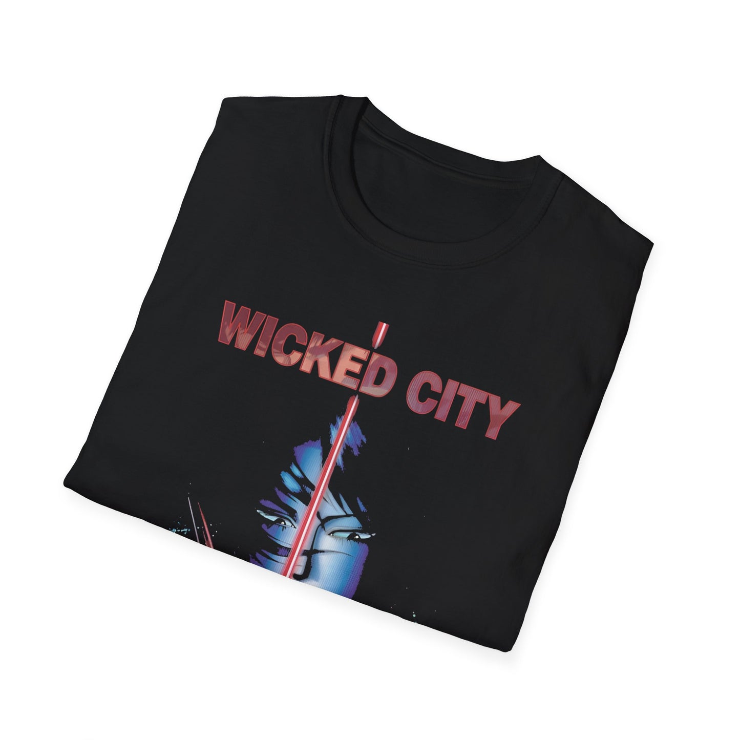 1987 japanese adult animated dark fantasy action horror movie wicked city or supernatural beast city tshirt