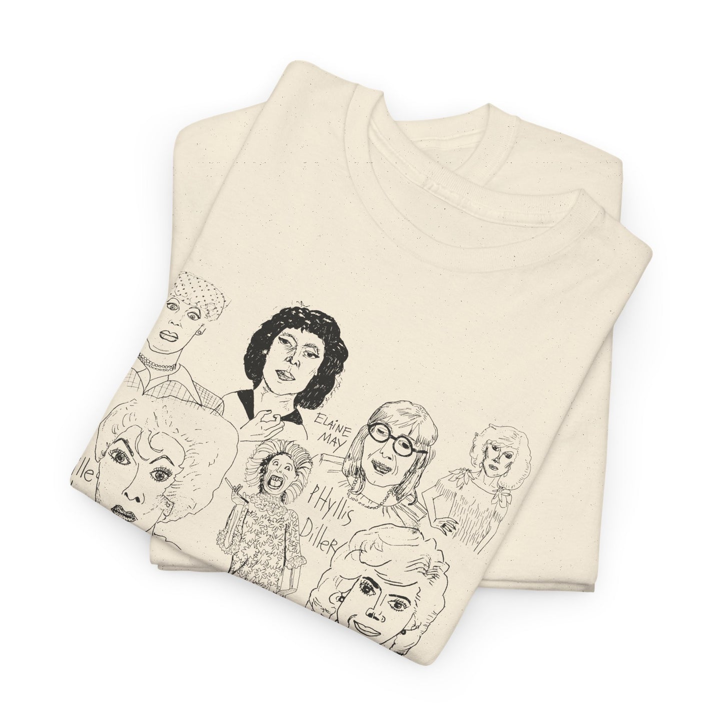 original drawing women of comedy collage tshirt