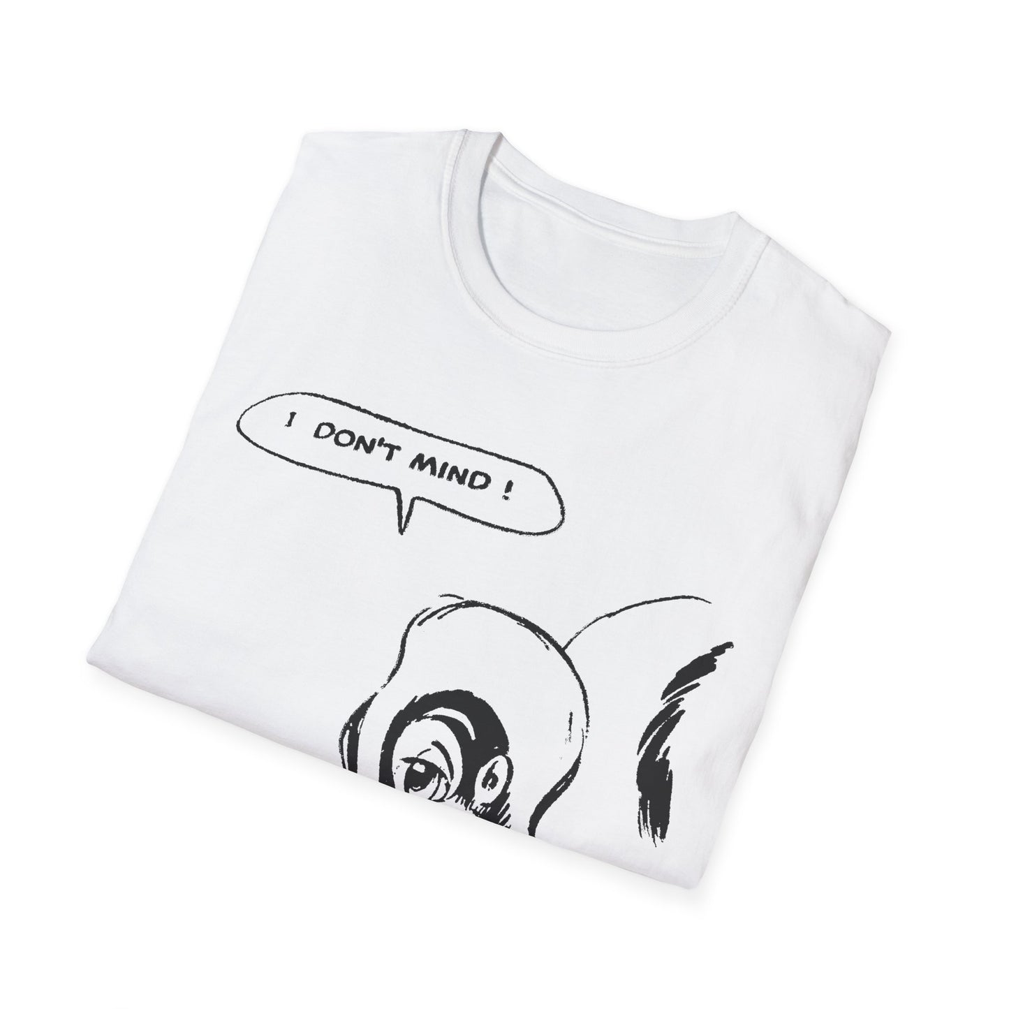 i don't mind cartoon skunk from old comic book tshirt