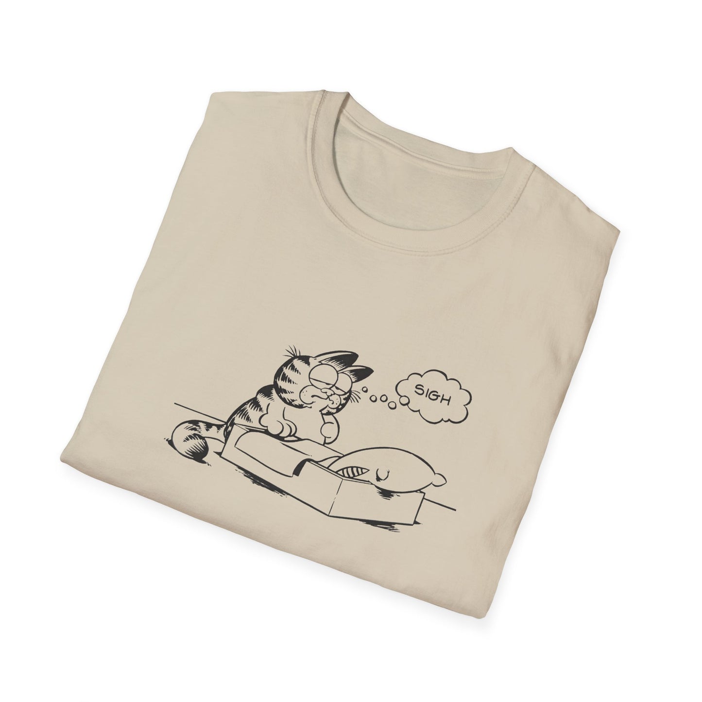 garf sighing tshirt