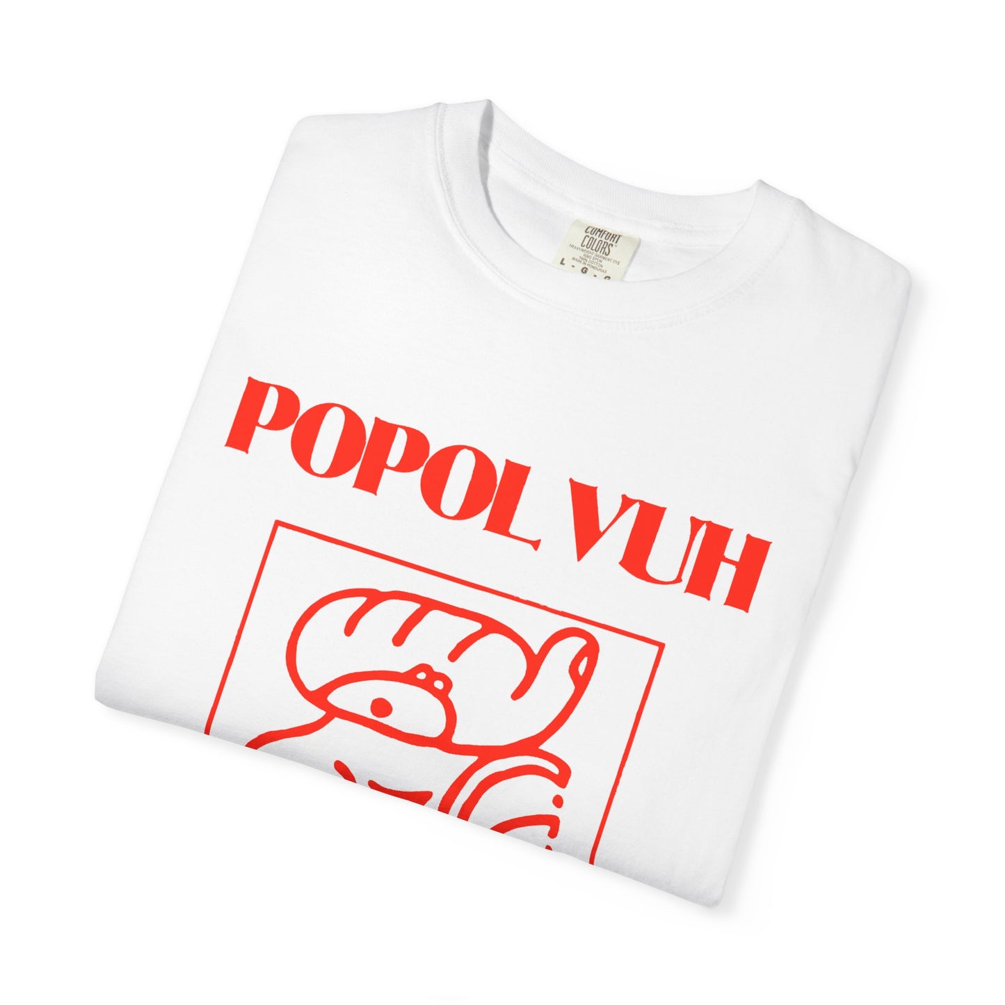popol vuh german legendary krautrock band graphic tshirt on comfort colors