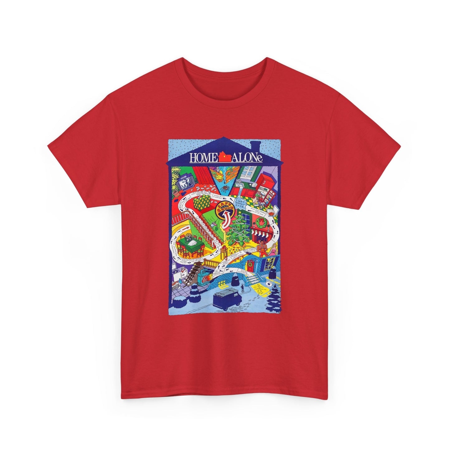 1990 home alone battle plan poster tshirt