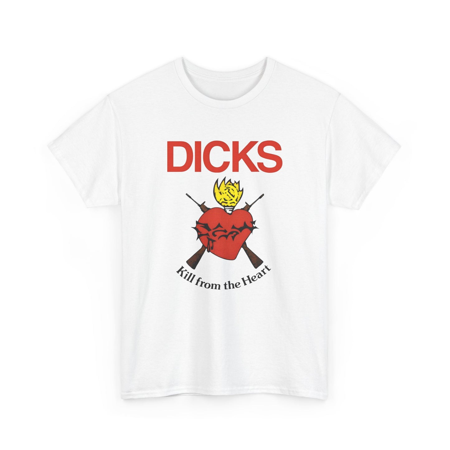 1983 kill from the heart by dicks album cover tshirt