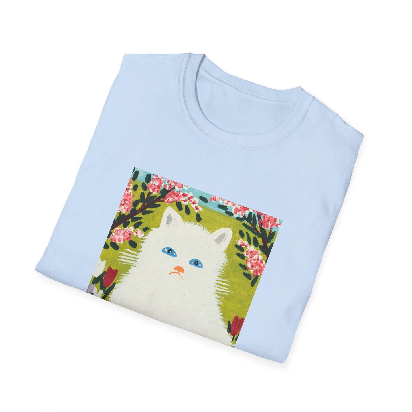 maud lewis canadian folk artist white cat tshirt