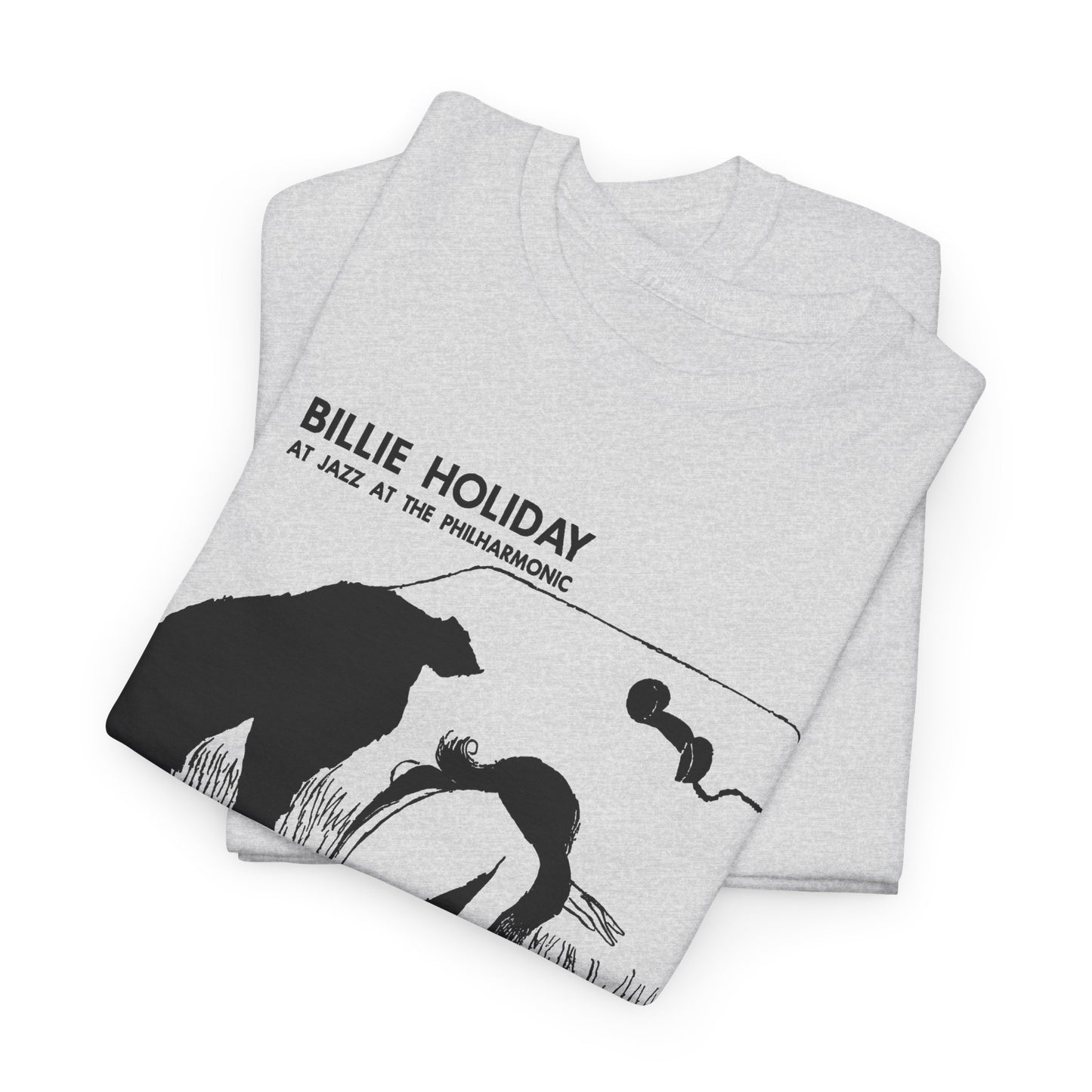 1954 billie holiday at jazz at the philharmonic slightly stretched graphic tshirt