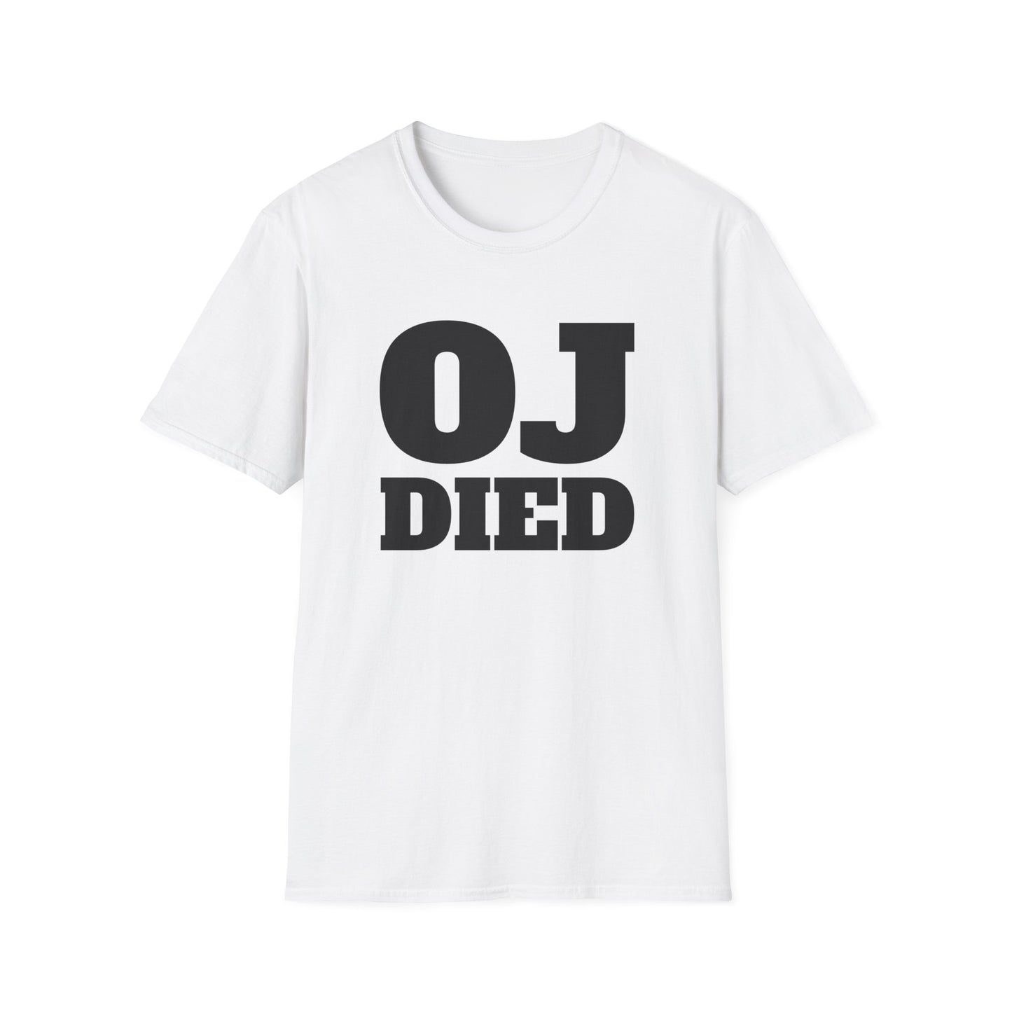 oj died with oj's glove on the back oj simpson tshirt