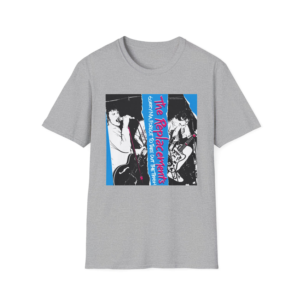 1981 replacements sorry ma, forgot to take out the trash album tshirt