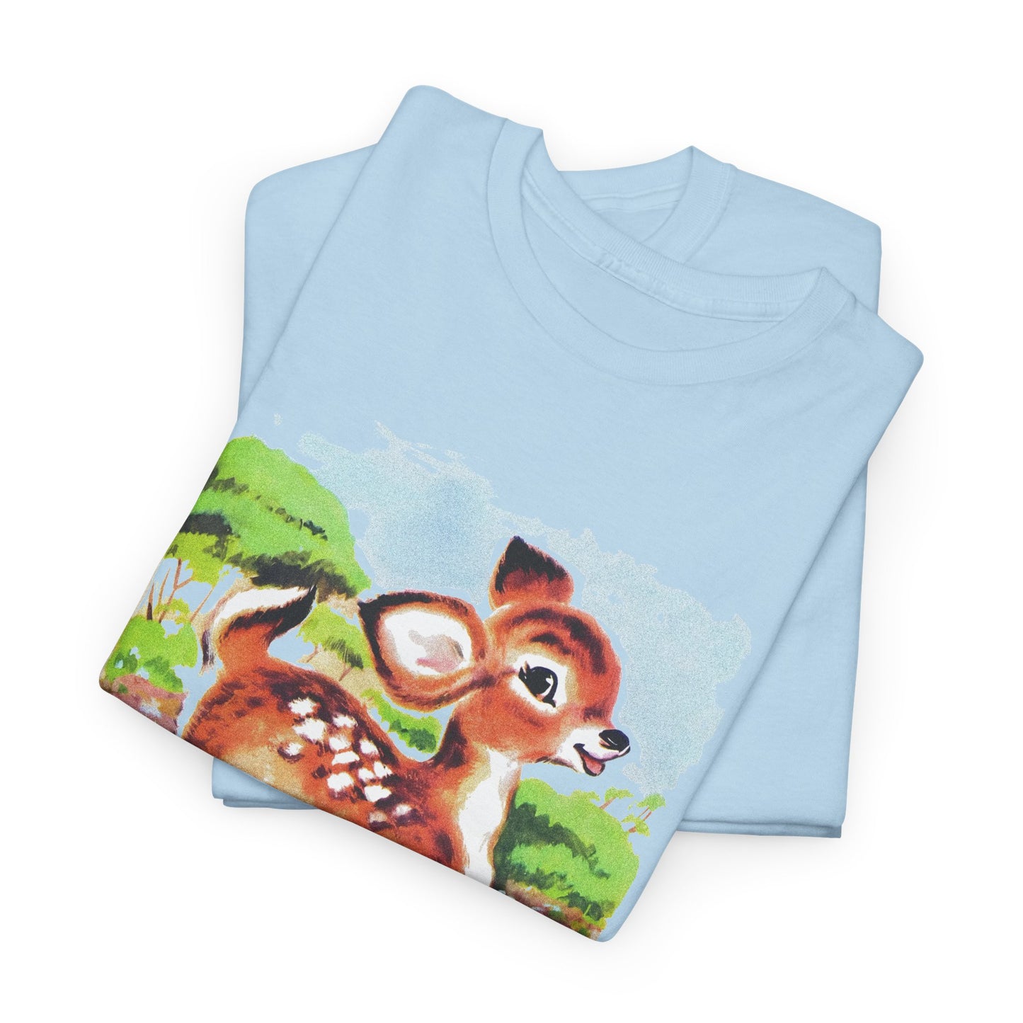 another vintage cute baby deer reproduction tshirt