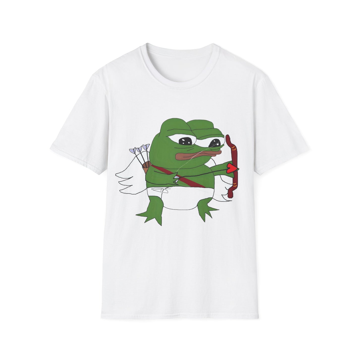 cupid pepe valentine's day tshirt