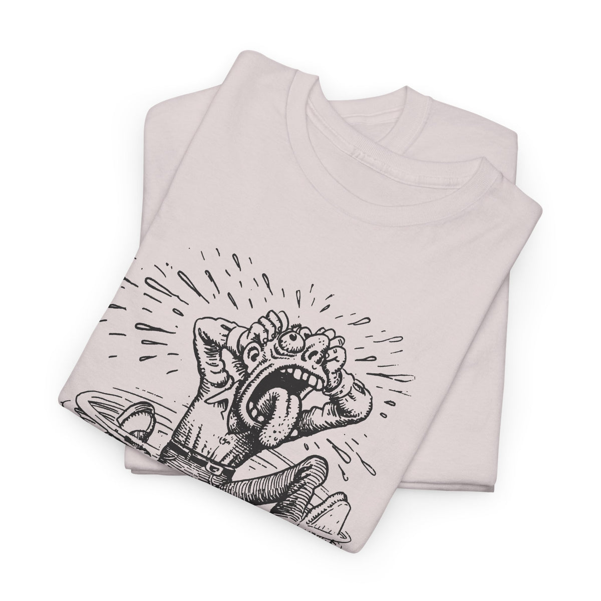 r. crumb man losing it tshirt