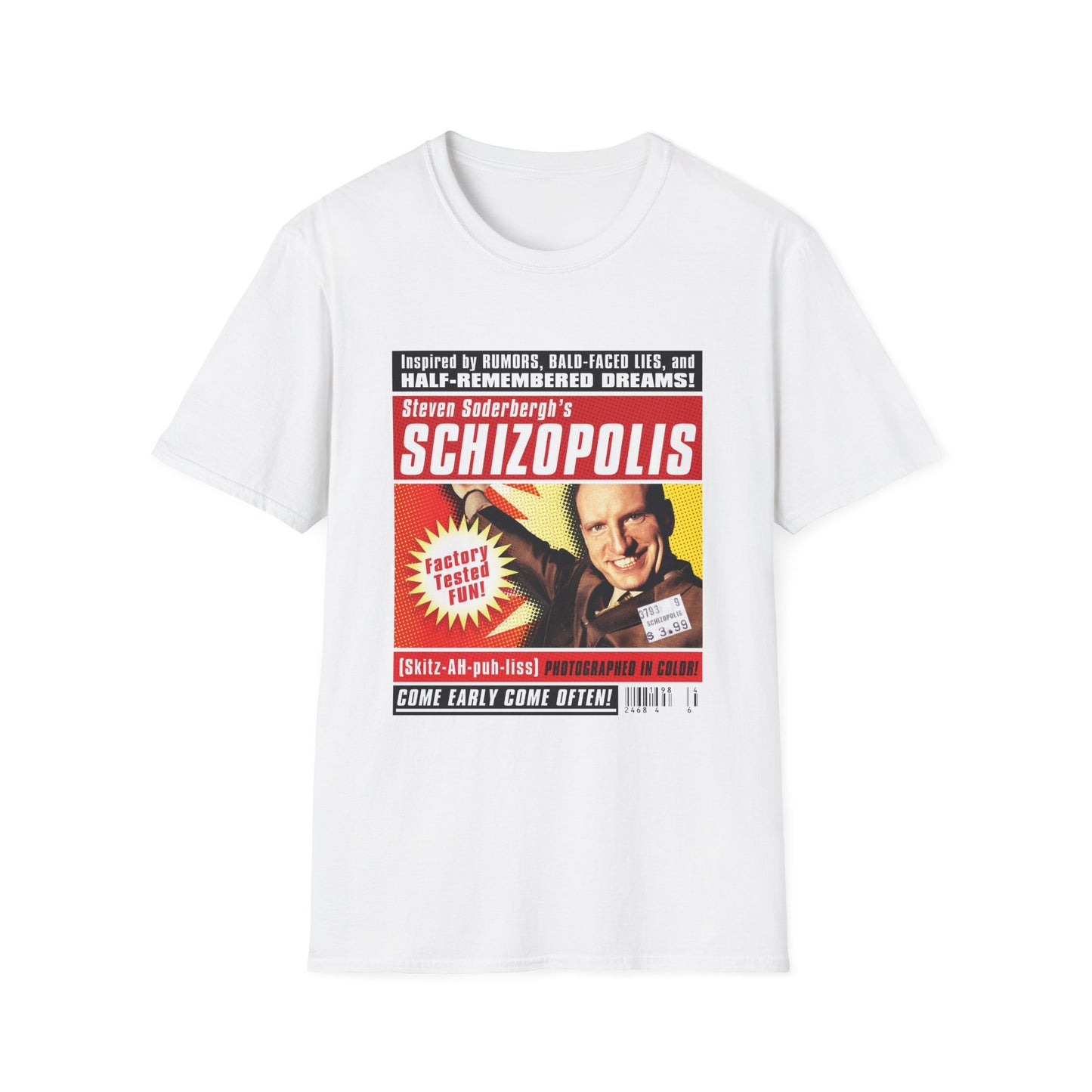 1996 steven soderbergh's schizopolis movie poster tshirt