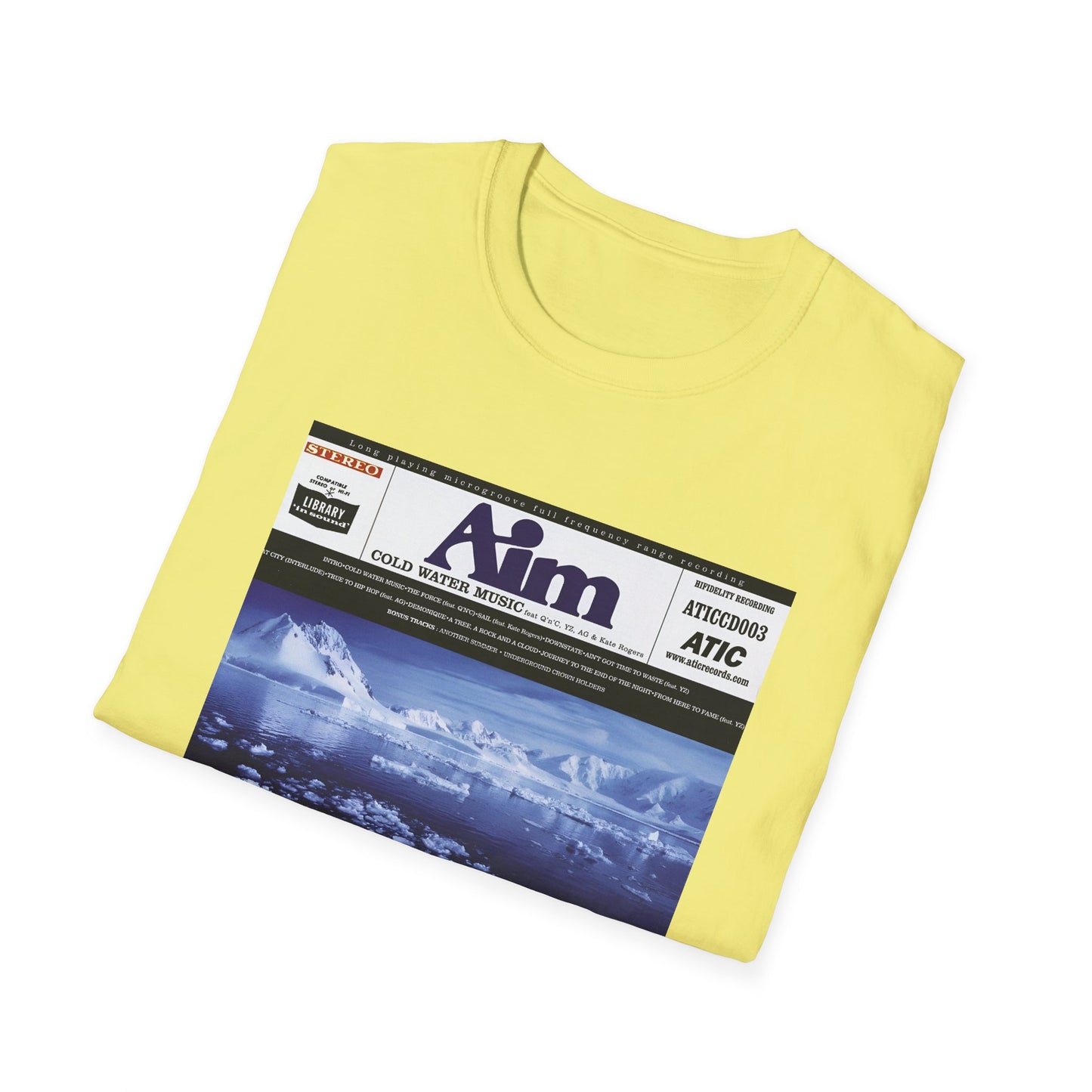 aim 1999 cold water music album tshirt