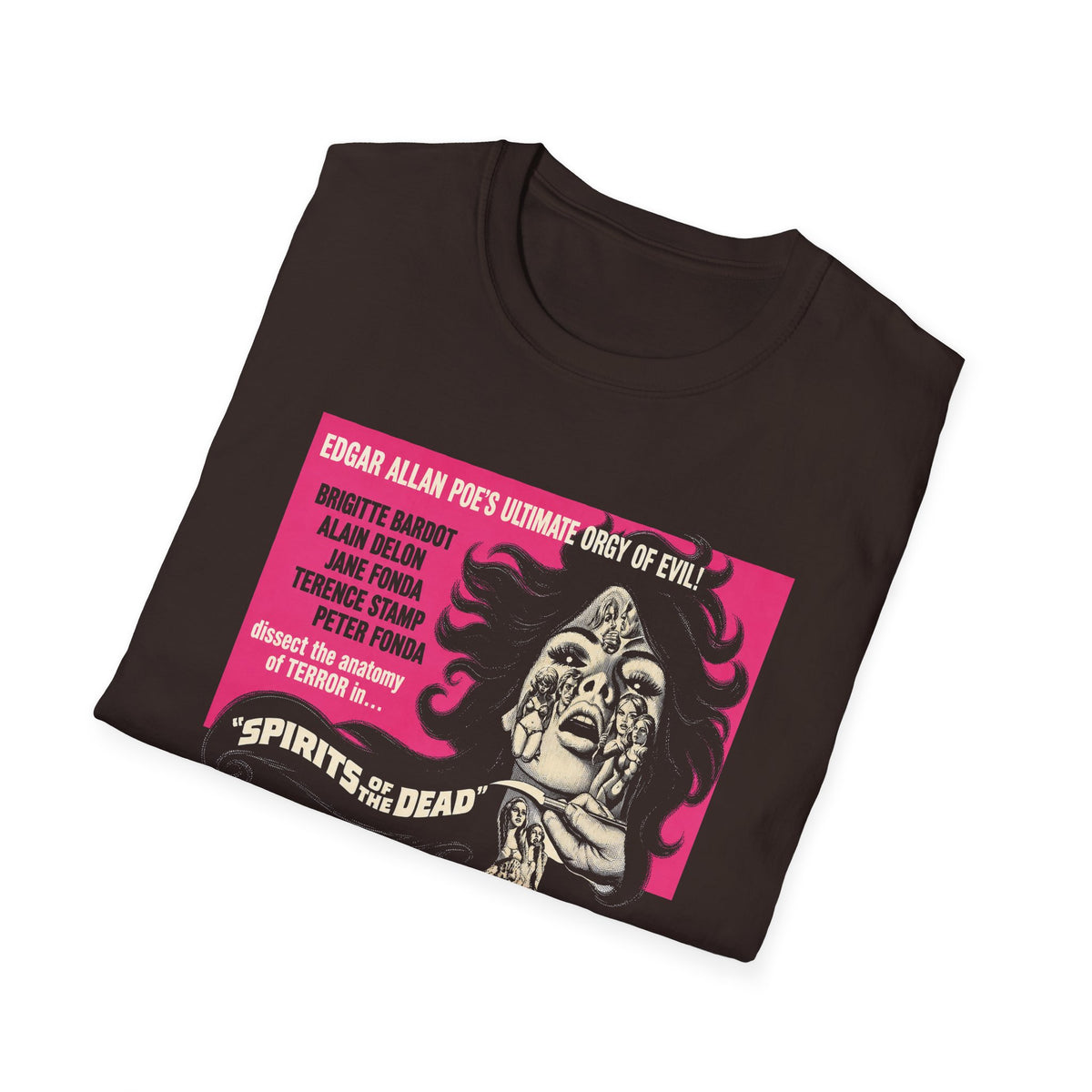 spirits of the dead 1968 horror trilogy movie poster tshirt