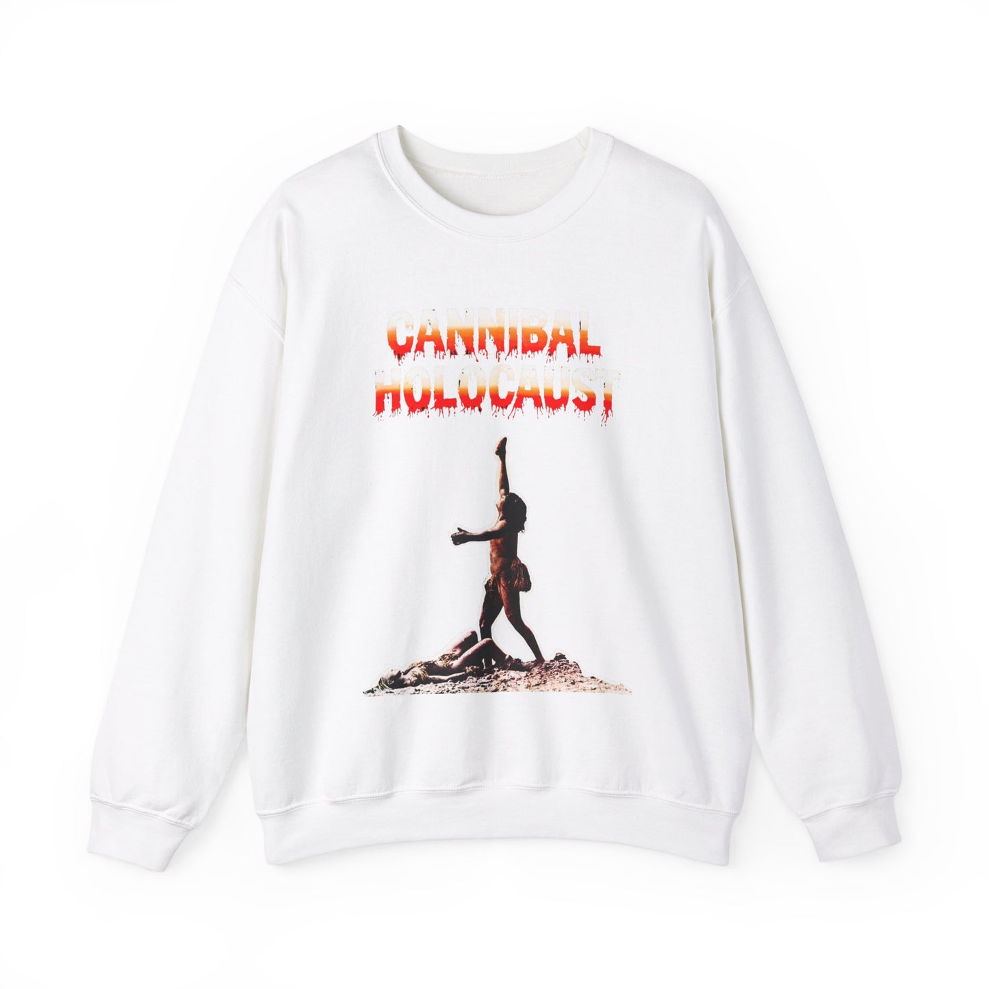 cannibal holocaust 1980 italian horror movie unisex heavy blend crewneck sweatshirt