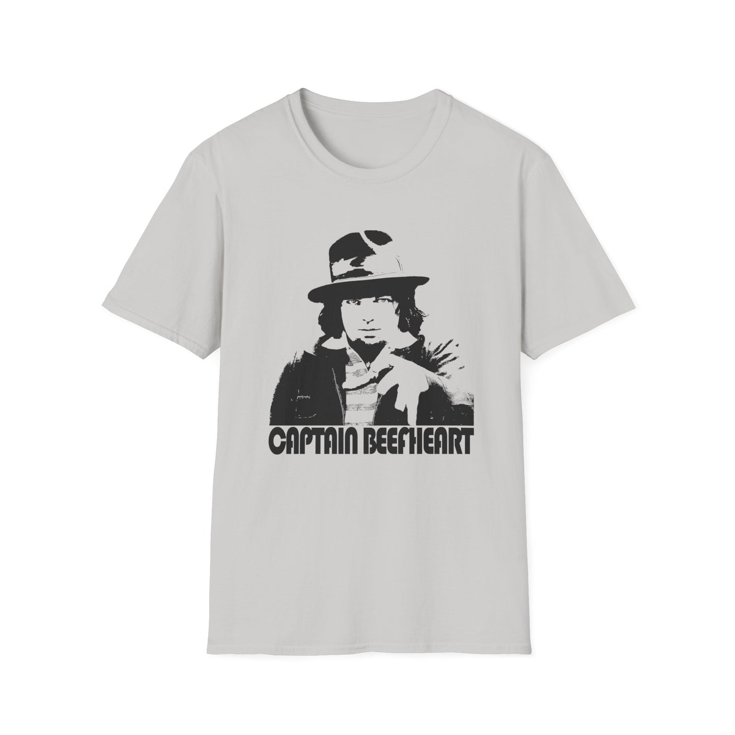 captain beefheart without the trout mask black stencil tshirt