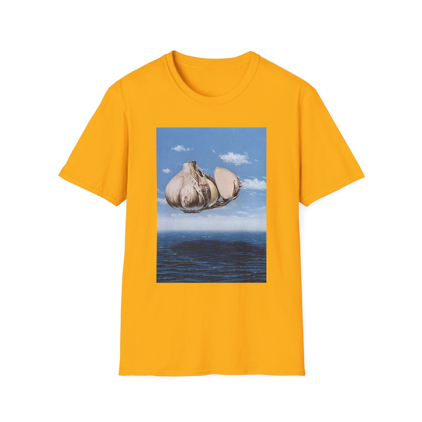 early 70s kazuo haba garlic painting tshirt