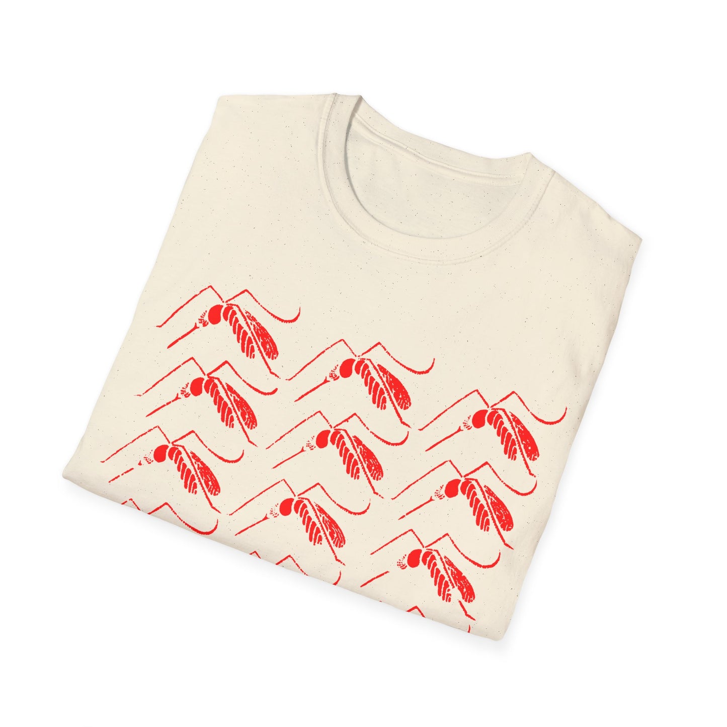 mosquito reproduction red design tshirt