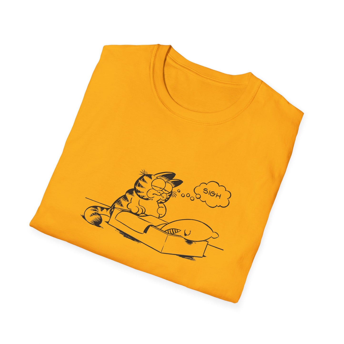 garf sighing tshirt