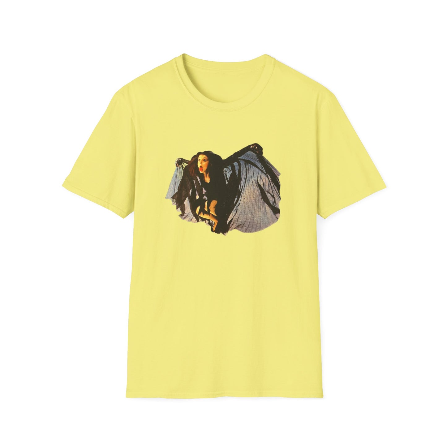 kate bush as a bat on never for ever tshirt