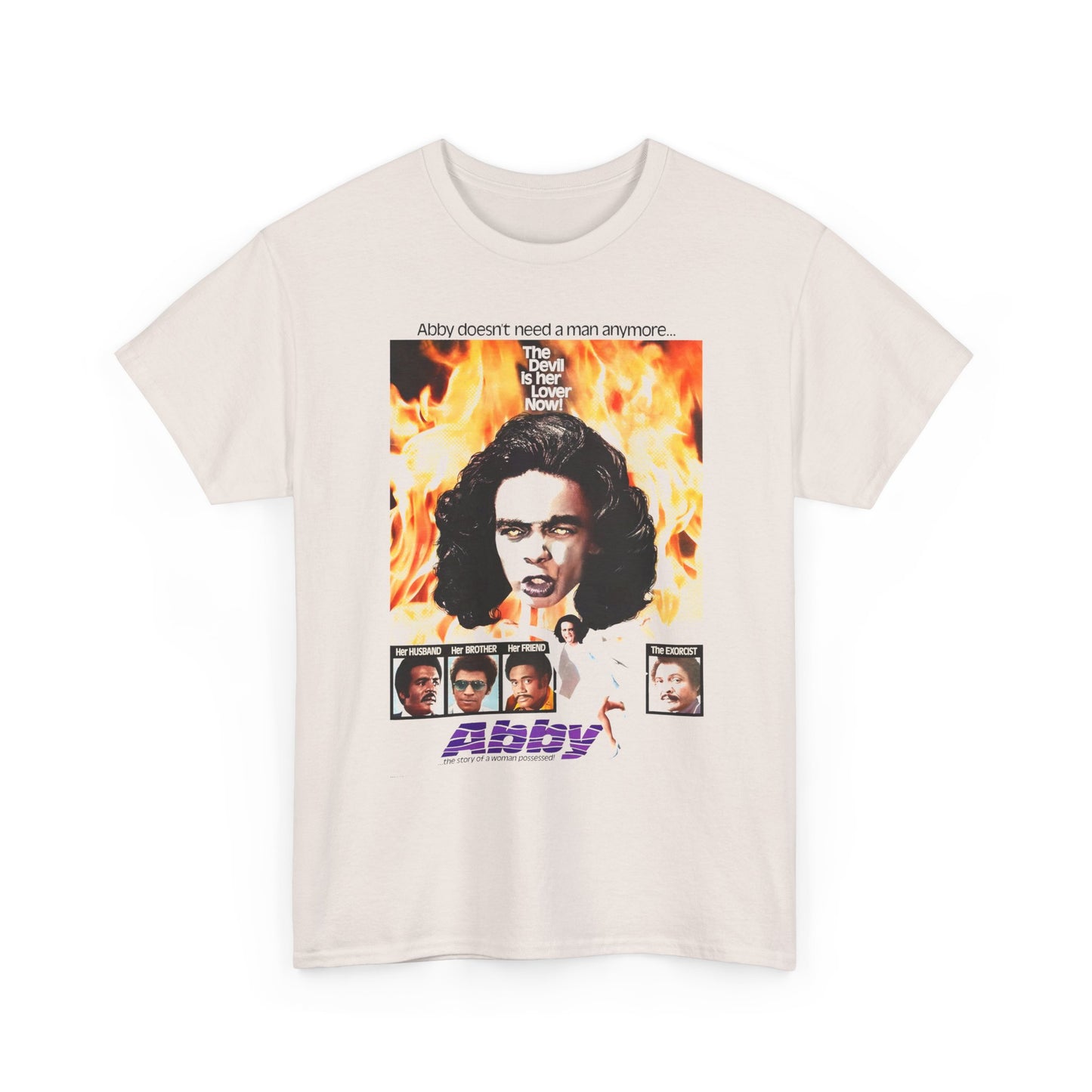 1974 abby movie poster edit tshirt