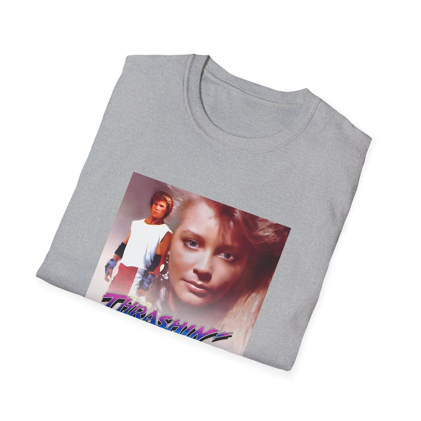 thrashin' 1986 skateboarding movie poster tshirt