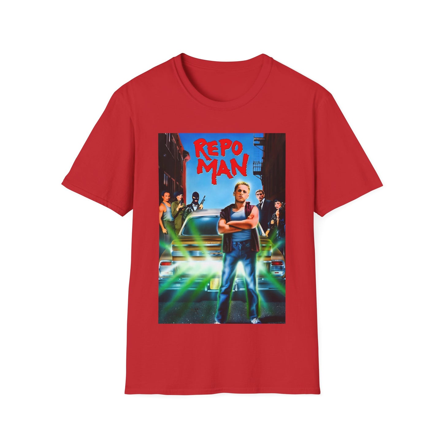 1984 repo man movie poster tshirt