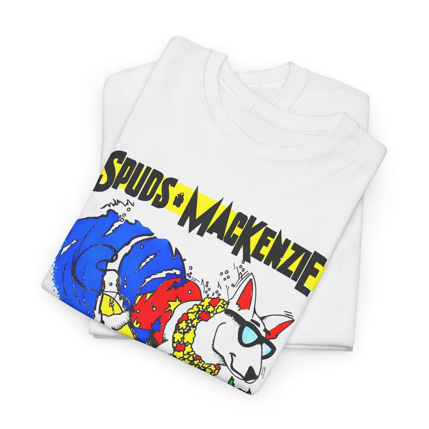 vintage spuds mackenzie the original party animal reproduction tshirt