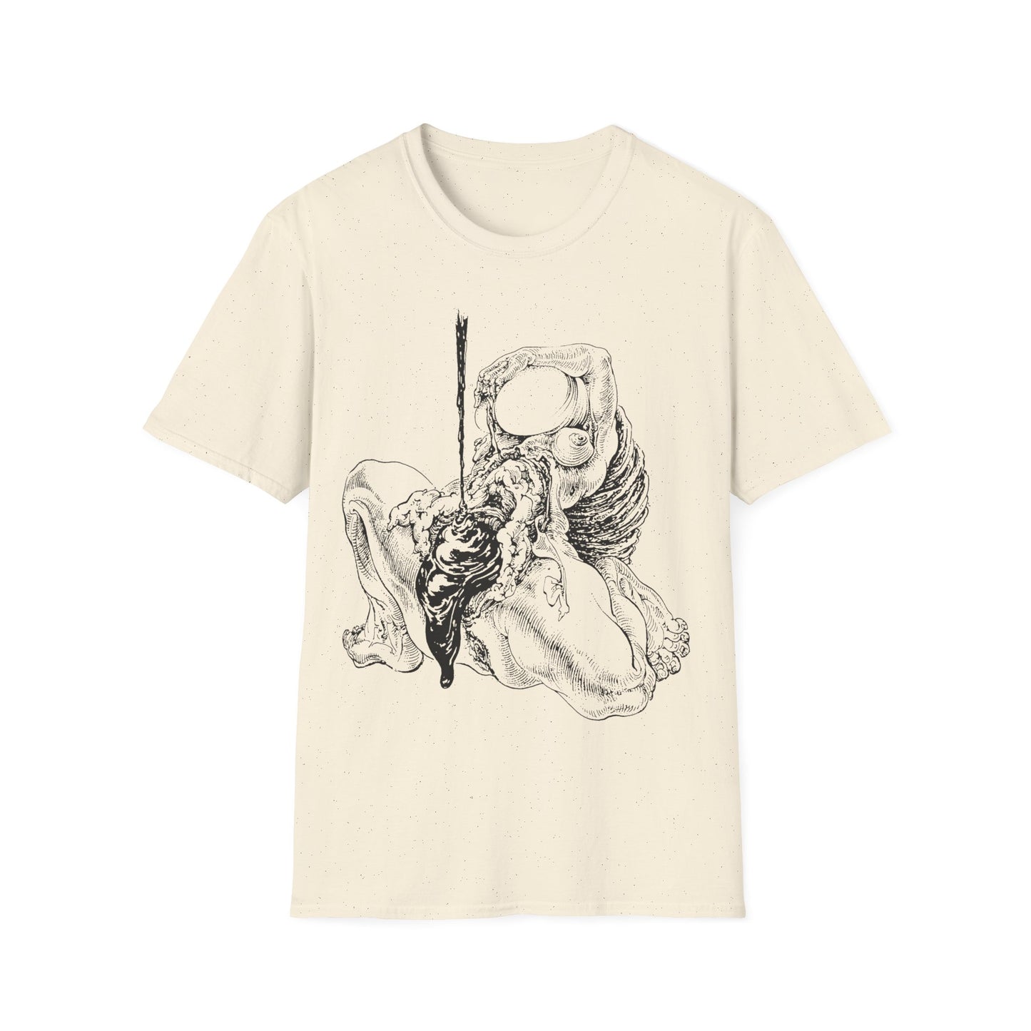 sibylle ruppert drawing from 1975 german avant garde journal tshirt
