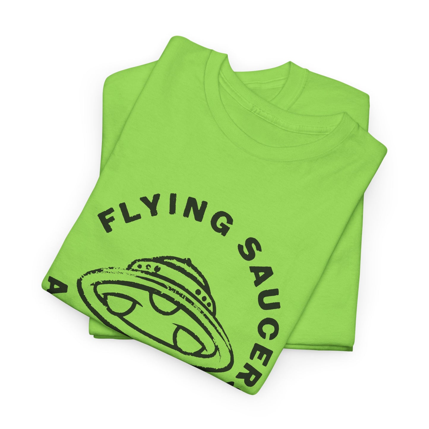 flying saucers are real! vintage style image tshirt