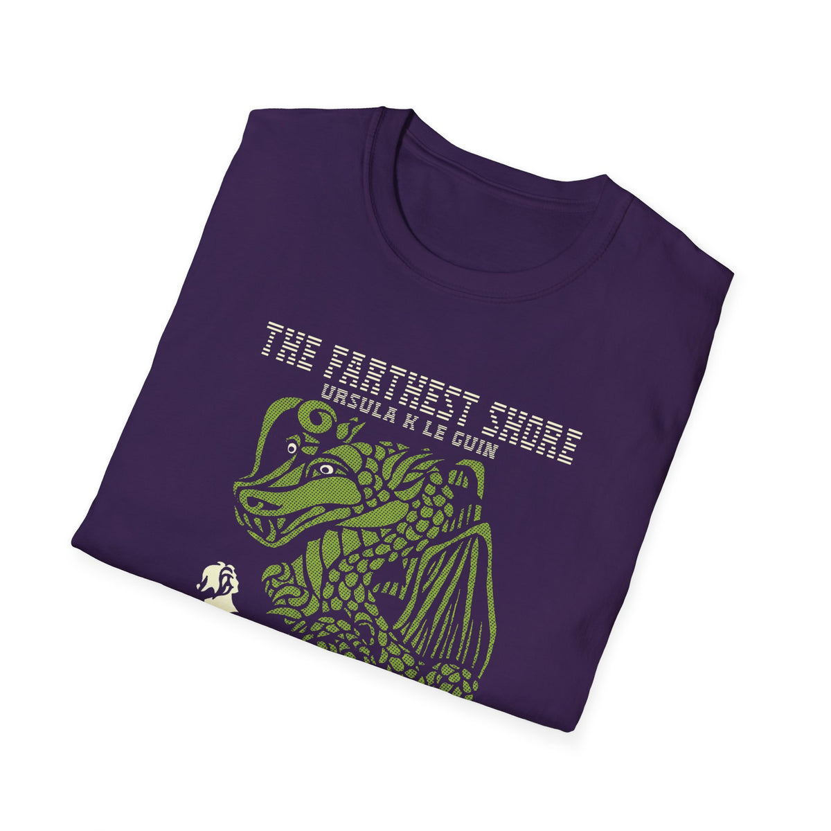 1972 fantasy the farthest shore ursula k le guin book cover tshirt