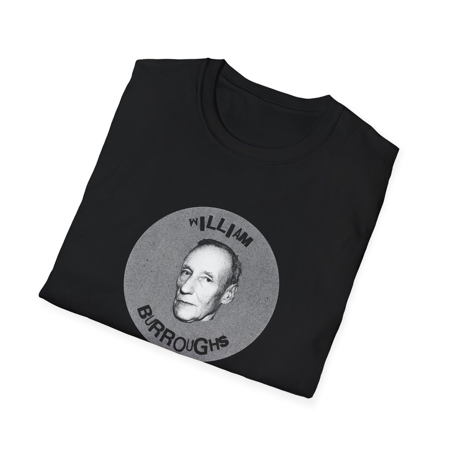 william burroughs fan art logo tshirt