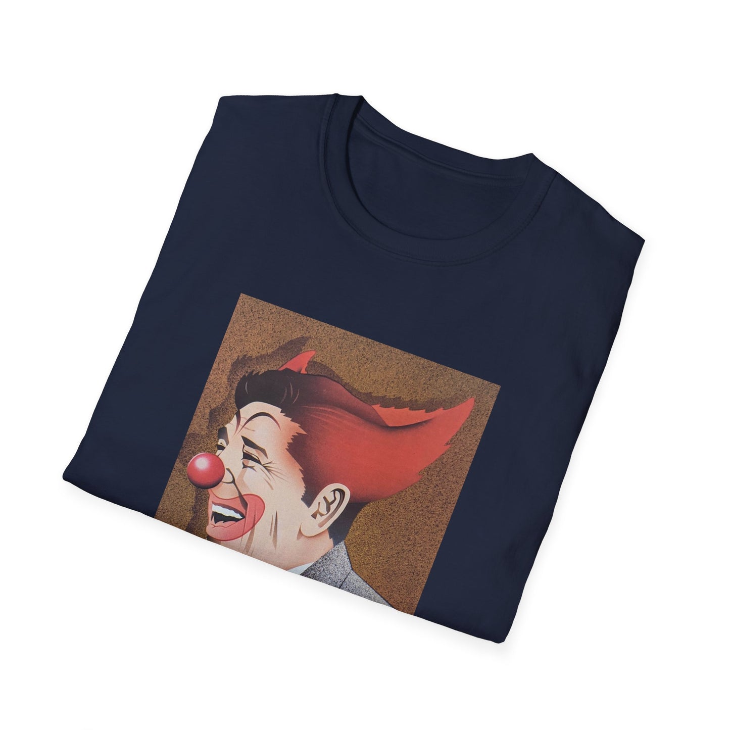 ronald reagan 40th us president clown tshirt
