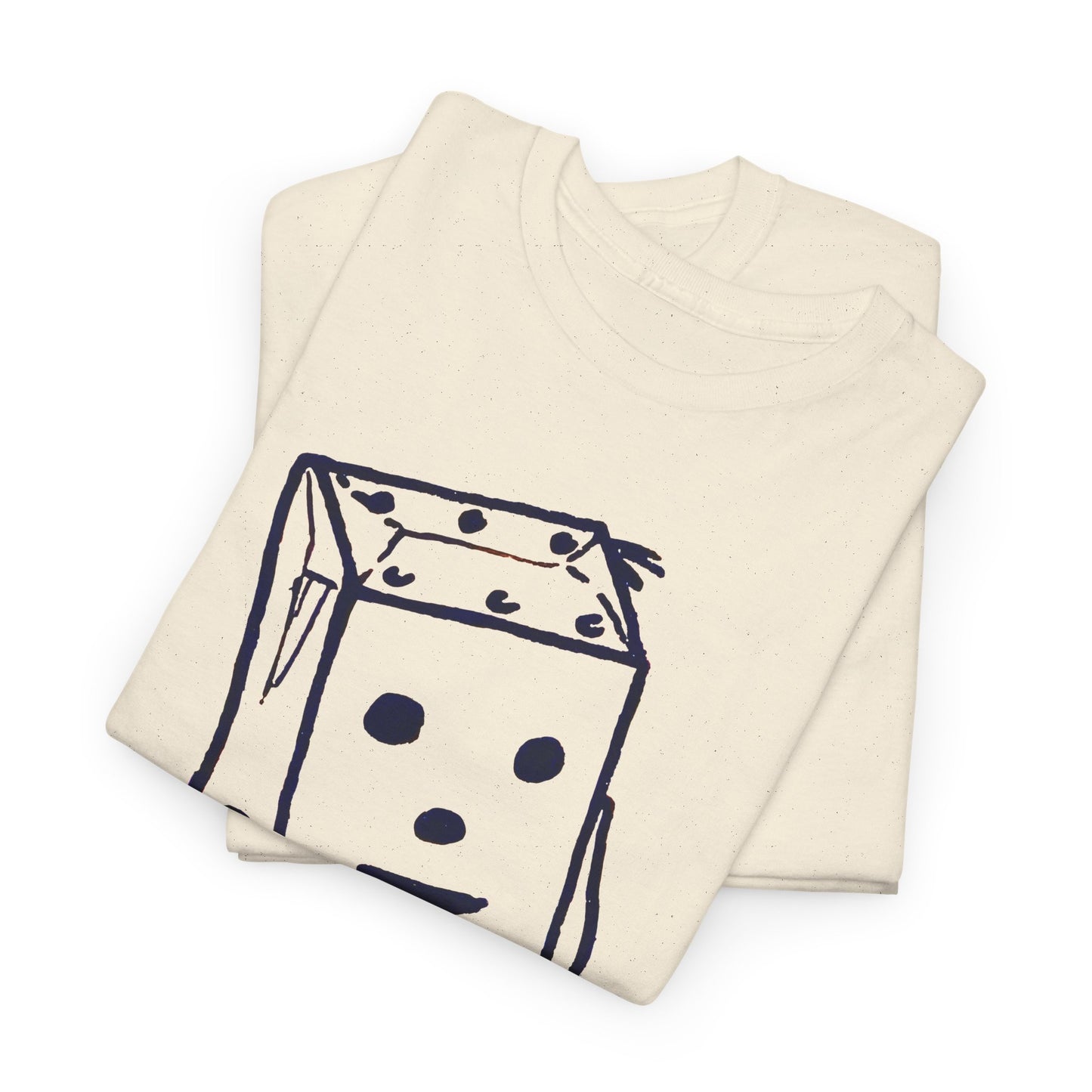 1950s magazine art paper bag halloween mask graphic tshirt