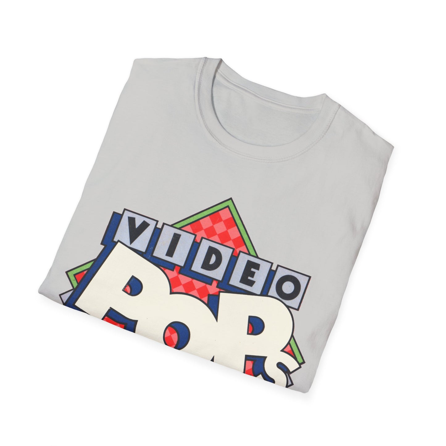 vintage video pops blank tape design tshirt