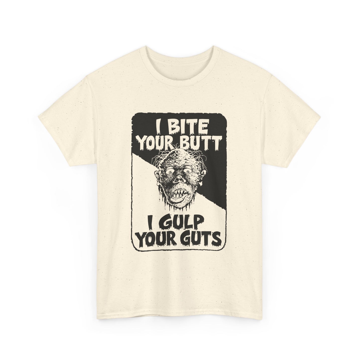 1990 vol 2 issue of gore shriek i bite your butt i gulp your guts comic tshirt