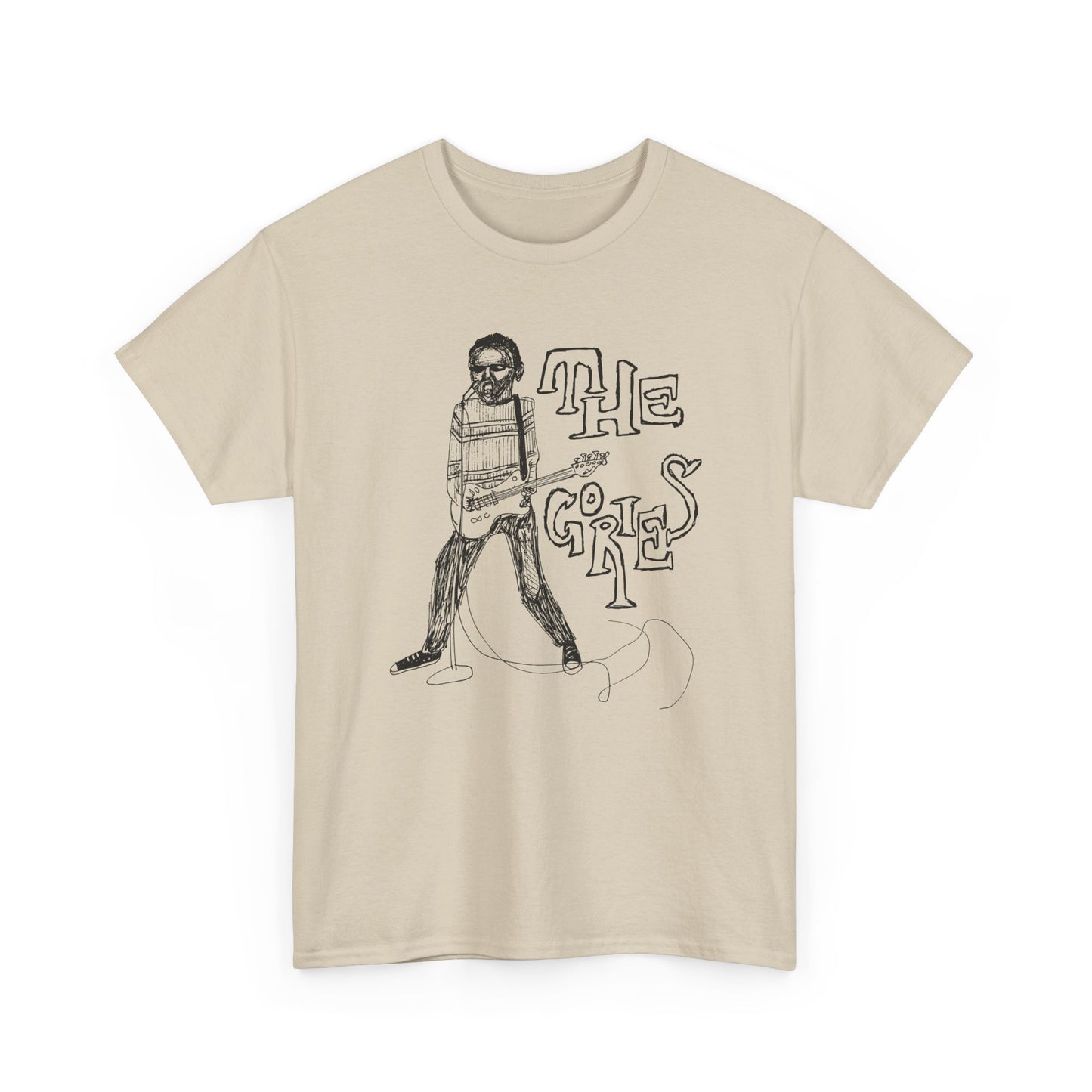 the gories detroit garage punk fan art sketch tshirt