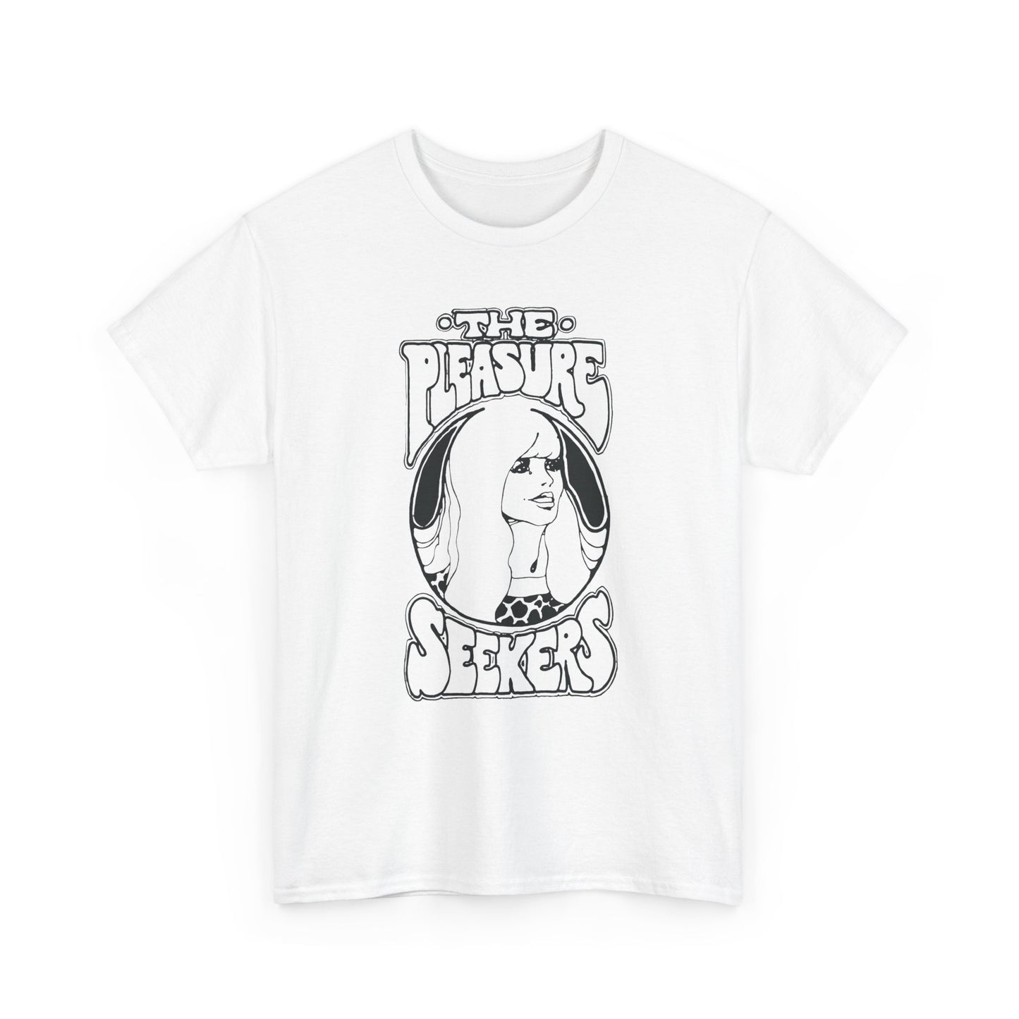 the pleasure seekers 1960s detroit rock n roll band tshirt