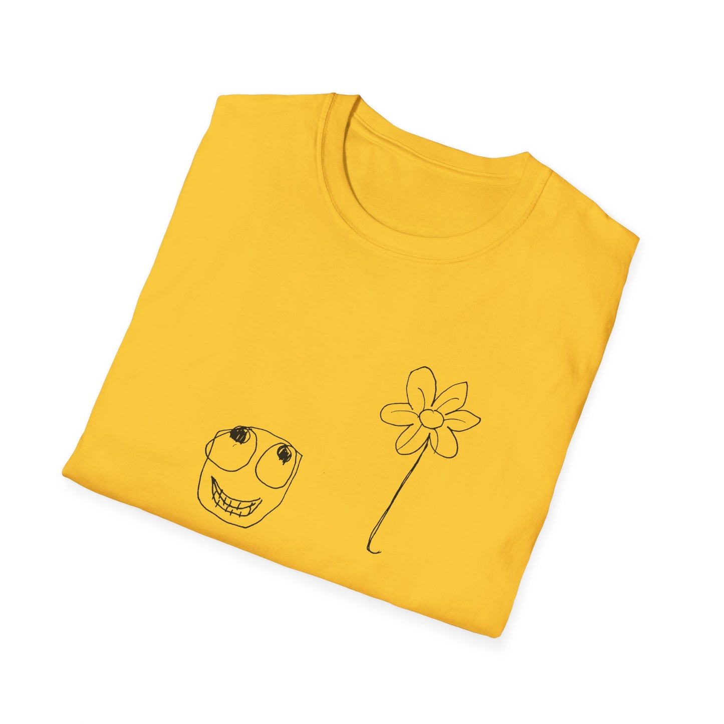 original drawing happy little guy tshirt