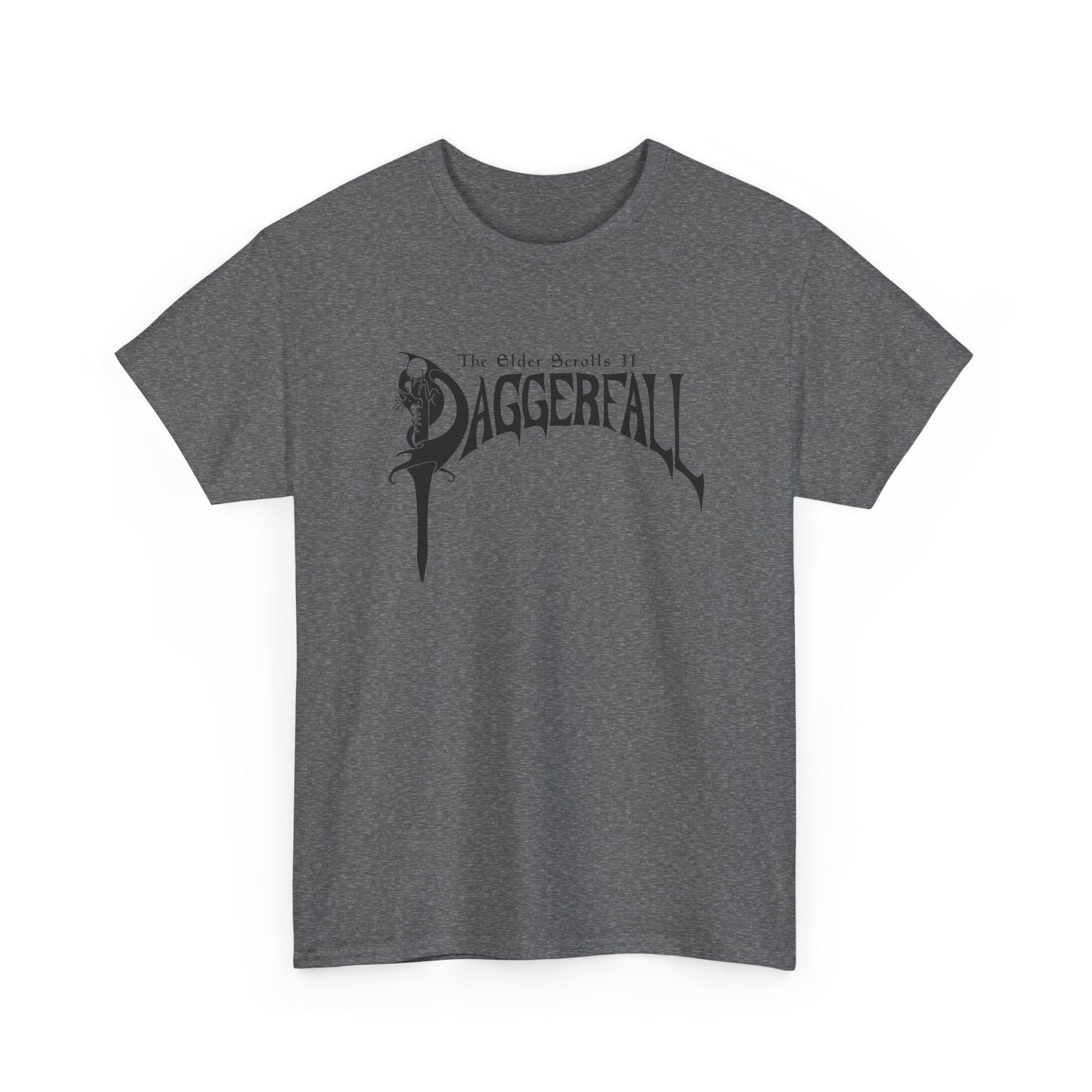 daggerfall the elder scrolls 2 1996 masterpiece video game logo in black tshirt
