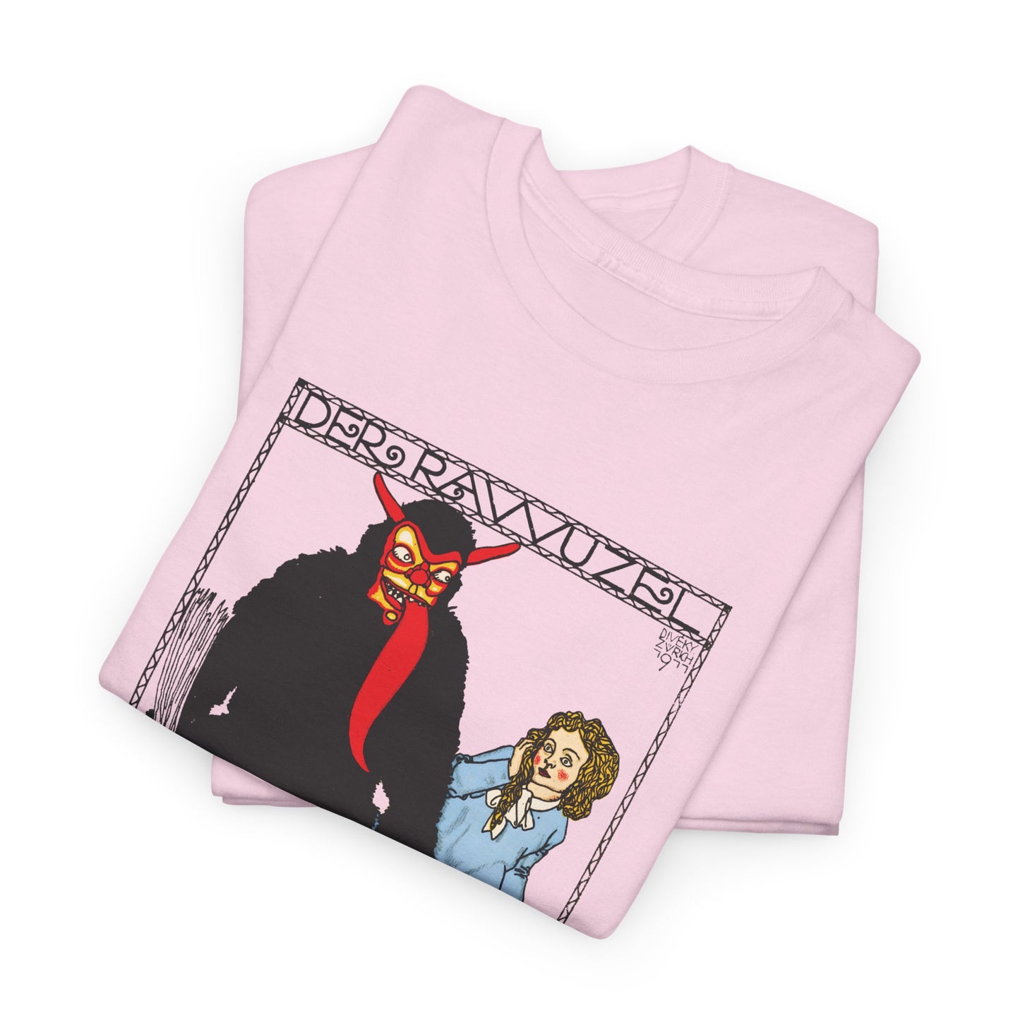 1911 josef von diveky the monster (der rawuzel) color lithograph reproduction tshirt