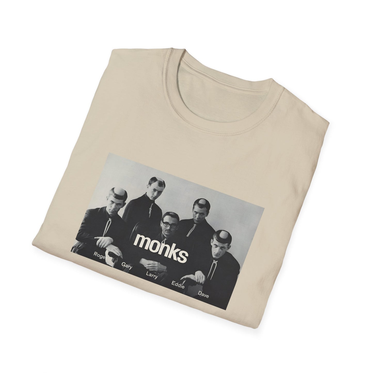 1960s experimental rock n roll band the monks tshirt