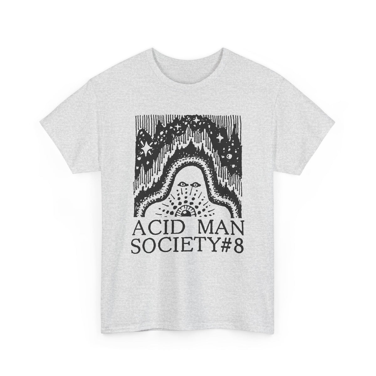 1989 acid man #8 mini comic cover illustration tshirt